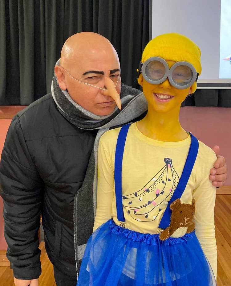 Principal and Student in Despicible Me costumes